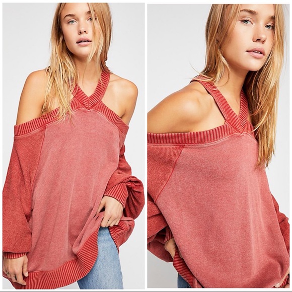 Free People Tops - Free People These Shoulders Pullover XS/S
